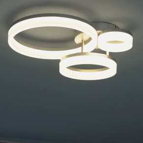   Szabályozható mennyezeti LED lámpa 3 szintes, kerek - Amilia Rábalux 71387