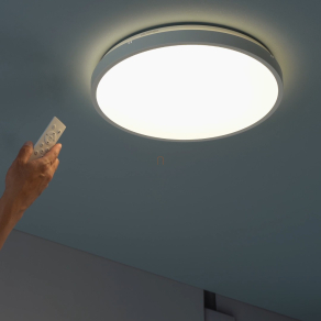   Távirányítóval szabályozható mennyezeti LED lámpa fehér színben, 42 cm - Alenzo Rábalux 71430