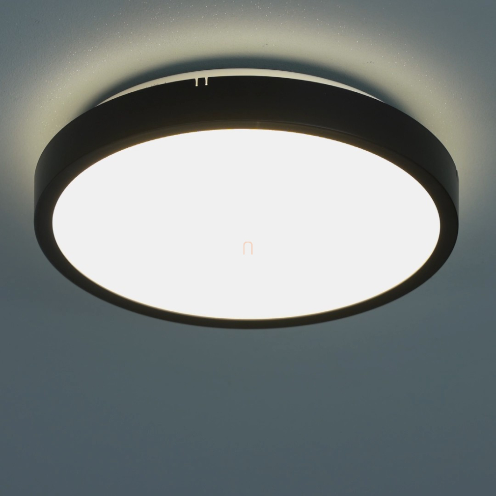 Szabályozható mennyezeti LED lámpa fekete színben, 25 cm - Alenzo Rábalux 71435