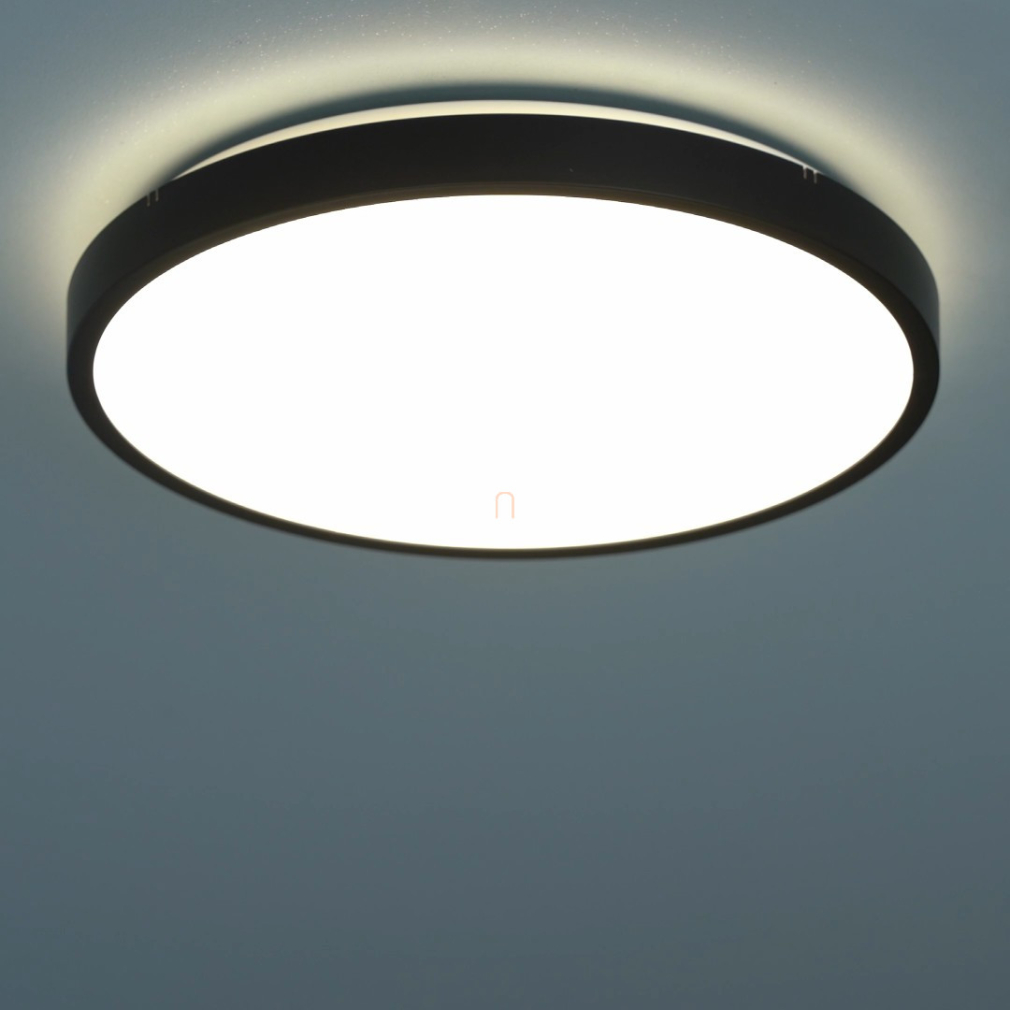 Szabályozható mennyezeti LED lámpa fekete színben, 35 cm - Alenzo Rábalux 71437
