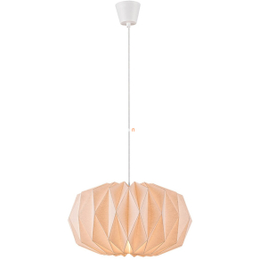   Függesztett lámpa, matt fehér origami hatású - Ormini Rábalux 72003