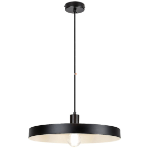   Függesztett lámpa matt fekete színben, 40 cm - Alatar Rábalux 72017