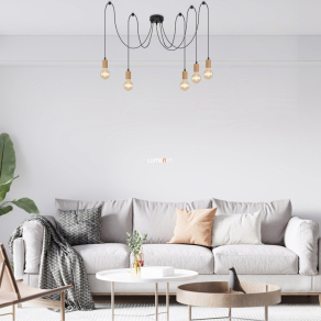   Zsinóros csillár állítható magassággal, 5 foglalattal - Dollien Rábalux 72075