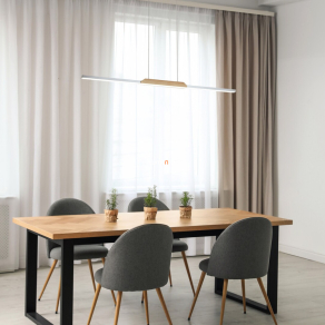   Függesztett LED lámpa fa-ezüst színben - Tamur Rábalux 72084