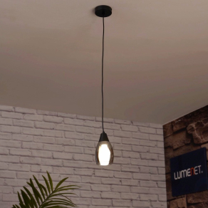   Függesztett üveg lámpa, füstszínű - Ilmari Rábalux 72181