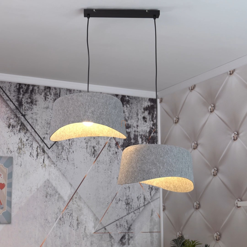 Filc függesztett lámpa 2 foglalattal - Farelia Rábalux 72190