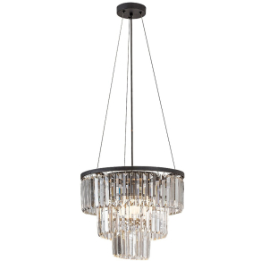   Glamour függesztett lámpa, üveg prizmás - Eloisa Rábalux 72265