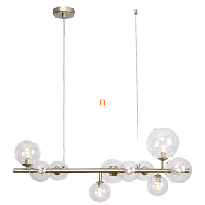   Függesztett lámpa arany színben, 10 foglalattal - Aslov Rábalux 72298