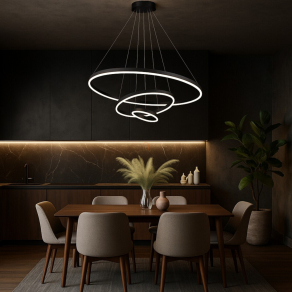   Szabályozható függesztett LED lámpa, állítható - Isaure Rábalux 72306 3000-6500 K, 8000 lm, 100 W, dimmelhető, éjjeli fény funkció