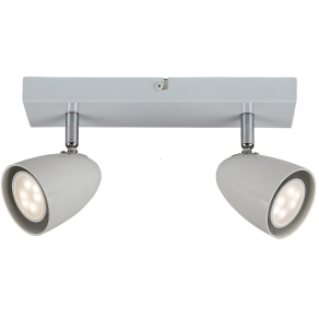 Spot lámpa 2 foglalattal, fehér - Perico Rábalux 73018