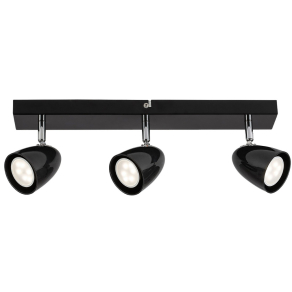   Fekete spot lámpa 3 foglalattal, 43 cm - Perico Rábalux 73019