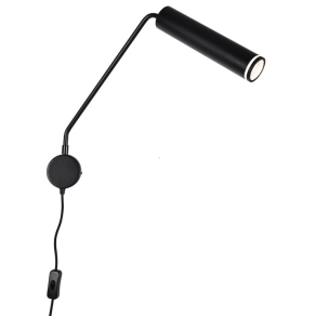 Fali spot lámpa, fekete - Senobia Rábalux 73041