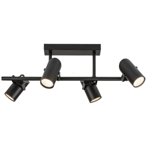   Karos spot lámpa 4 foglalattal, fekete - Maximilian Rábalux 73044