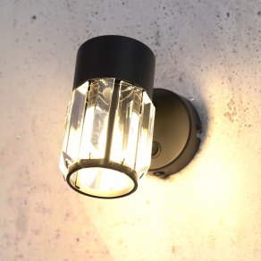   Fali spot lámpa prizma kristály búrával - Venaro Rábalux 73059