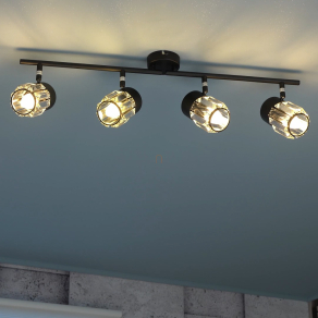   Karos spot lámpa prizma kristály búrával, 4 foglalattal - Venaro Rábalux 73062