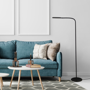   Szabályozható LED állólámpa érintőkapcsolóval, fekete színű, 140 cm - Adelmo Rábalux 74009, 3000-6000 K, 910 lm, 10 W