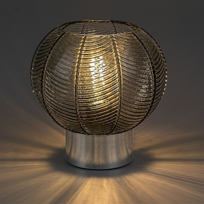   Asztali üveg lámpa, 20 cm - Monet Rábalux 74017, 1xE27 foglalattal