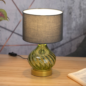 Üveg asztali lámpa, zöld - Pirelo Rábalux 74033