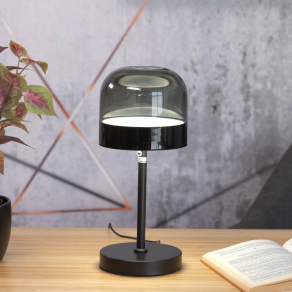   Érintőkapcsolóval szabályozható asztali LED lámpa, üvegbúrás - Xelira Rábalux 74037
