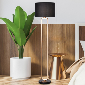 Textil állólámpa, 165 cm - Domiro Rábalux 74043