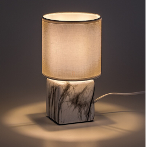   Márvány hatású asztali lámpa, 22 cm - Nalisa Rábalux 74069 1xE14 foglalattal