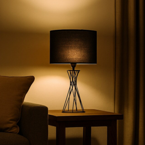   Asztali lámpa fém pálcás talapzattal, 50 cm - Nivra Rábalux 74082 1xE27 foglalattal