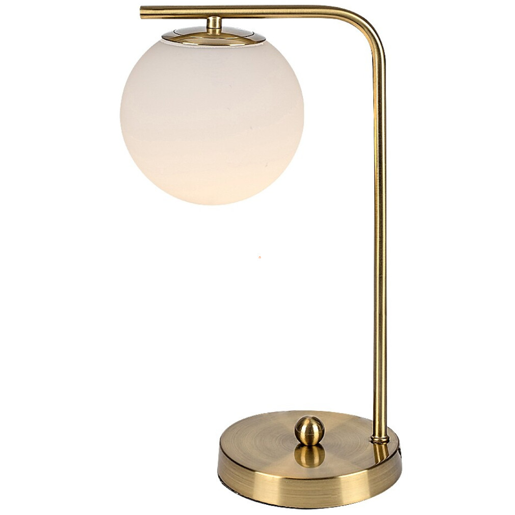 Asztali lámpa gömb üvegbúrával (Kiara)