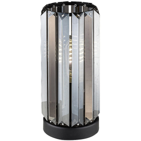   Asztali lámpa prizma üveggel, 22 cm - Veness Rábalux 74206, 1xE27 foglalattal, 230 V