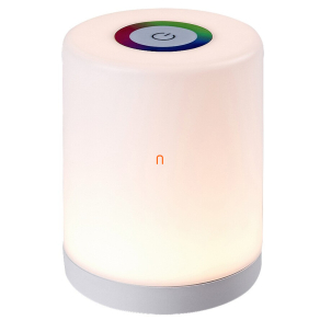   Szabályozható LED dekor lámpa, hordozható 11 cm - Tipy Rábalux 74209, érintőkapcsolós, USB C, 0.3 méretes kábellel, 3000 K, 50 lm, 0,8 W, 5 V