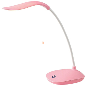   Állítható íróasztali LED lámpa érintőkapcsolóval, rózsaszín 27 cm - Bedi Rábalux 74236, micro USB, 4000 K, 165 lm, 2 W, 5 V