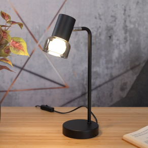   Asztali lámpa üveg szegéllyel, 38 cm - Hatice Rábalux 74278