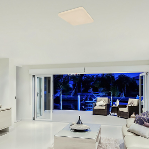   Mozgásérzékelős mennyezeti LED lámpa, 32x32 cm - Vendel Rábalux 75014