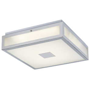   Fürdőszobai mennyezeti LED lámpa, 30x30 cm, krómozott - Zoya Rábalux 75032