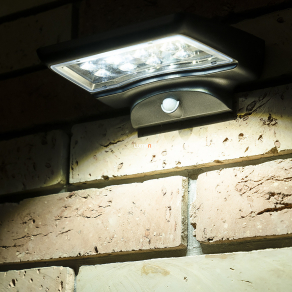   Kültéri napelemes mozgásérzékelős fali LED lámpa - Moselle Rábalux 77014