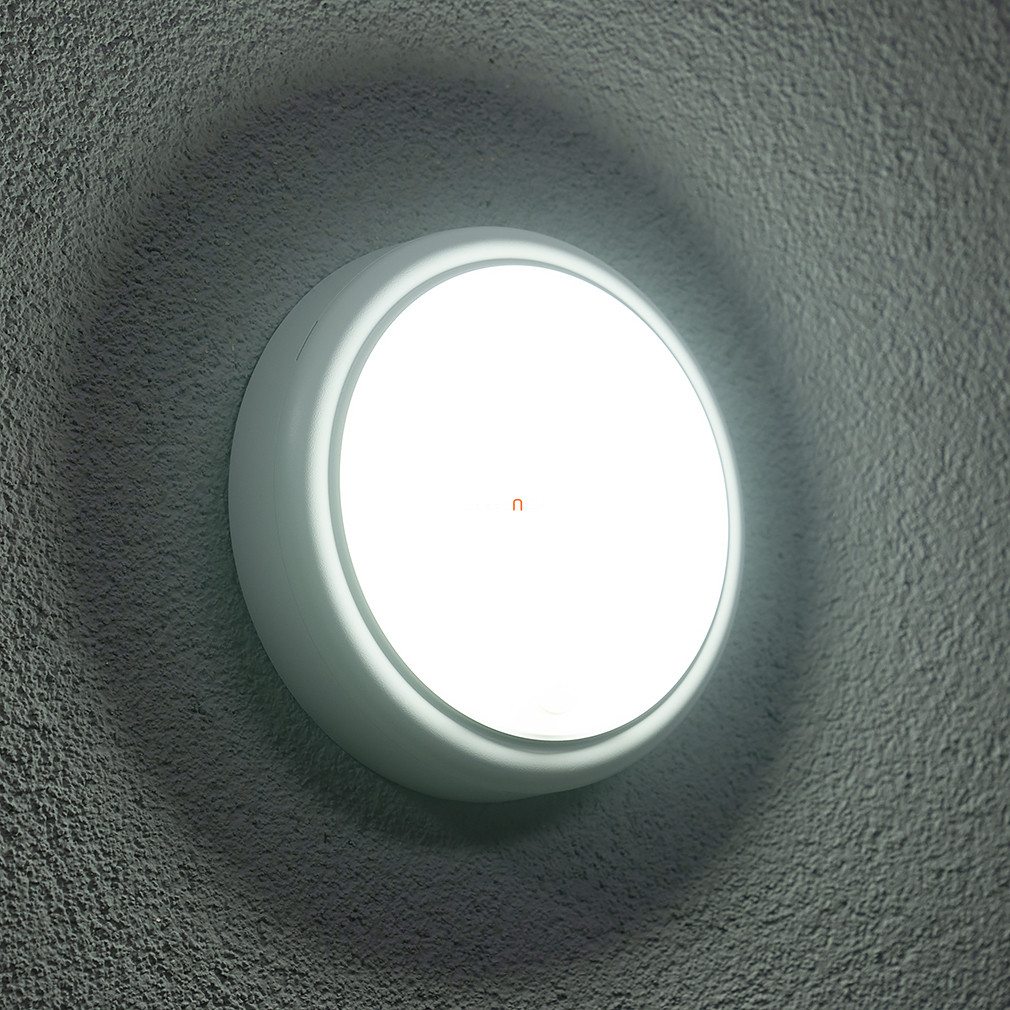 Kültéri fali LED lámpa mozgásérzékelővel, fehér (Hitura)