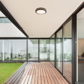   Kültéri mennyezeti LED lámpa, kapcsolóval szabályozható, 30 cm - Indre Rábalux 77035