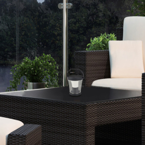   Napelemes LED lámpa akasztóval, tölthető - Angers Rábalux 77039