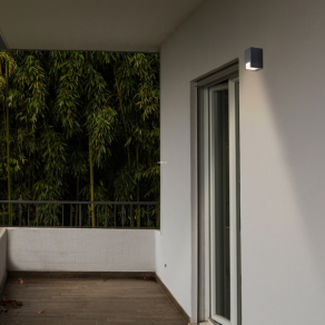   Kültéri fali kocka lámpa fekete színben - Cernon Rábalux 77054