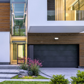   Kültéri LED fali lámpa, fekete keretes - Lublin Rábalux 77099