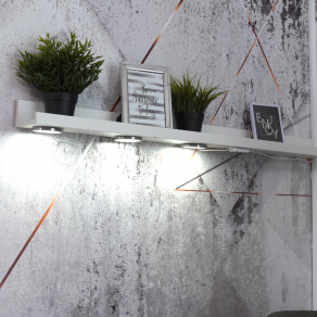   Pultvilágító, polcvilágító LED lámpa, 8 cm, 3 darabos - Socavi Rábalux 78043