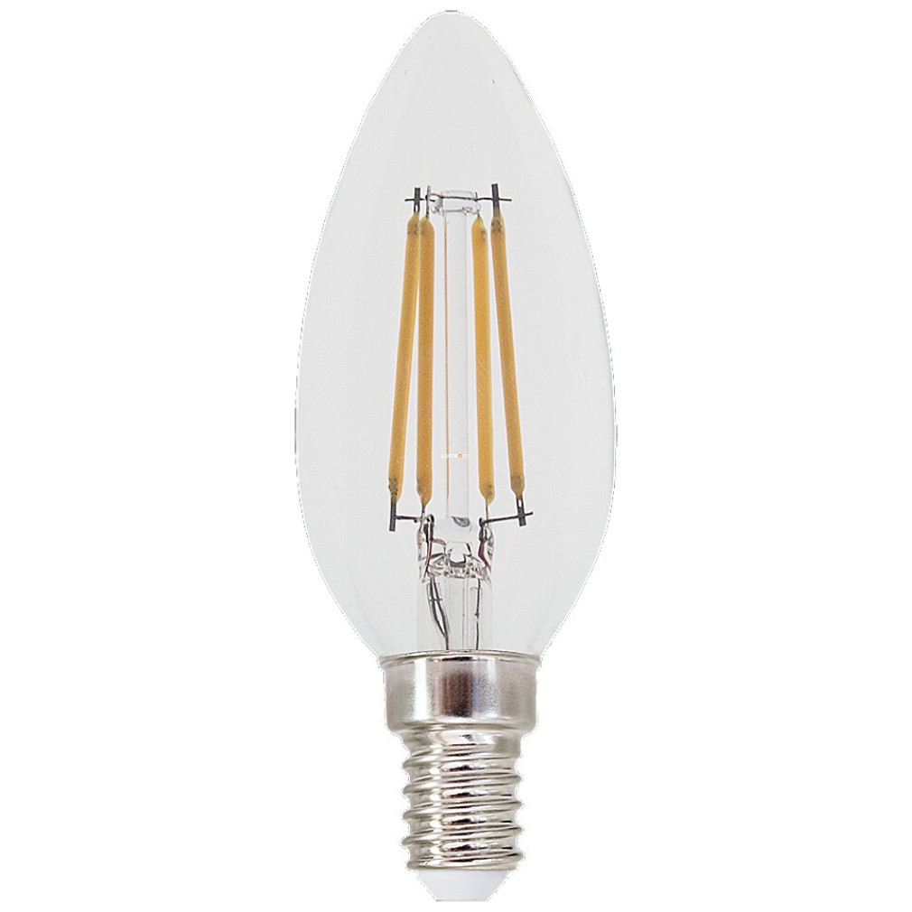 E14 filament LED 4 W, melegfehér