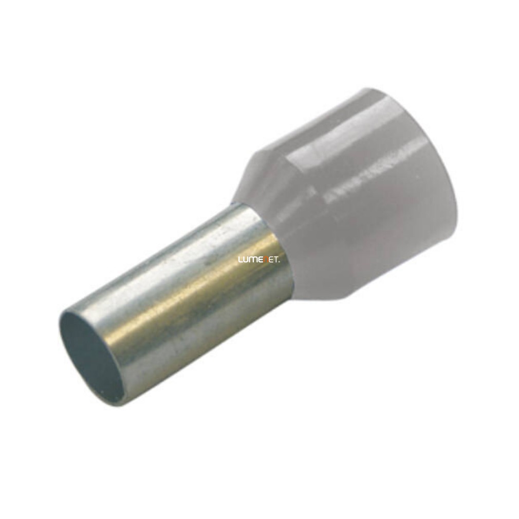 Tracon szigetelt érvéghüvely 4mm2/8mm 100db/csomag E119