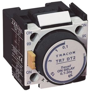   Időzítő egység TR1D/F-hez, meghúzás késleltetés 0,1-30 s TR7DT2 Tracon