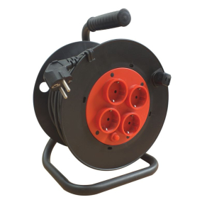 Tracon Kábeldob 3x1,5mm2 MT 30m KD-4/30-B