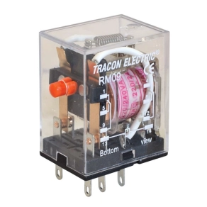   Miniatűr relé 24V AC / 2×CO, (3A, 230V AC / 28V DC) RM09-24AC