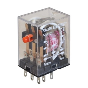 Miniatűr relé 3×CO (3A, 230V AC / 28V DC) RM12- 24DC