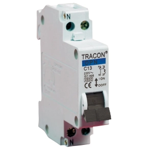 Kismegszakító 1P+N C 25A 4,5kA DPN-C-25 Tracon