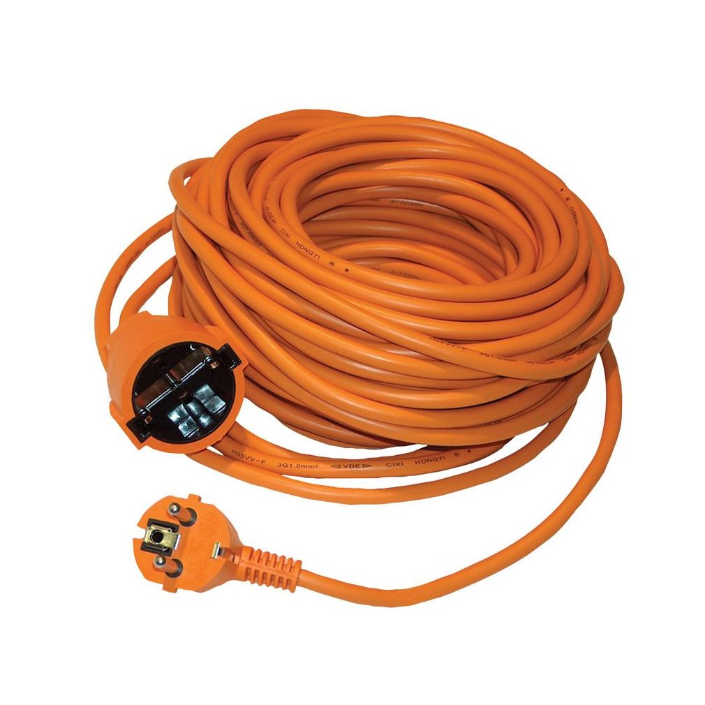 Tracon Lengő hosszabbító MT vezetékkel 15fm, 3x1,5mm2 + CSF narancssárga UH15