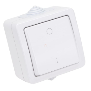   Falon kívüli kétpólusú kapcsoló 10AX, IP54, (102) TR-PH04 Tracon