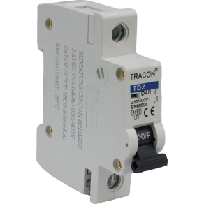 1D 1A 6kA Tracon TDZ-1D-1 kismegszakító